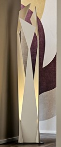 Luxus Designer Edelstahl Stehleuchte Titan Schwarz Luxury Designer Stainless Steel Floor Lamp Titanium Black