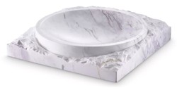 Luxus Designer Deko Marmor Deko Schale Weiß Luxury Designer Decorative Marble Bowl White