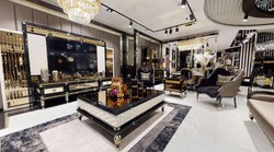 Casa Padrino Luxury Art Deco Living Room Armchair Black / Gold - Art Deco Living Room & Hotel Furniture - Luxury Collection