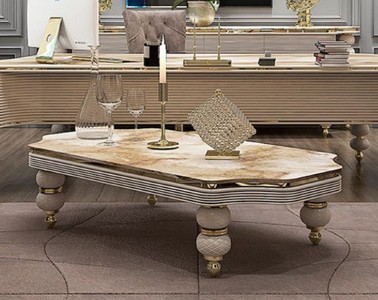 Luxus Art Deco Couchtisch Wohnzimmertisch Luxury Art Deco Coffee Table Living Room Table