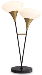 Luxus Designer Tischleuchte Schreibtischleuchte Antik Messing Schwarz Weiß Luxury Designer Table Lamp Desk Lamp Antique Brass Black White