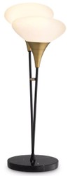 Luxus Designer Tischleuchte Schreibtischleuchte Antik Messing Schwarz Weiß Luxury Designer Table Lamp Desk Lamp Antique Brass Black White