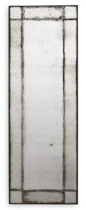 Casa Padrino miroir mural de luxe 70 x 3 x H. 200 cm - Miroir rectangulaire avec cadre en acajou et verre miroir antique - Miroir de salon - Miroir de chambre - Miroir d'armoire - Meubles de Luxe