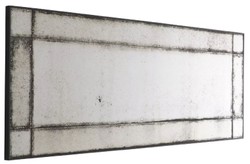 Casa Padrino specchio da parete di lusso 70 x 3 x A. 200 cm - Specchio rettangolare con cornice in mogano e vetro specchiato anticato - Specchio soggiorno - Specchio camera da letto