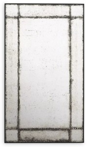 Casa Padrino miroir mural de luxe 80 x 3 x H. 140 cm - Miroir rectangulaire avec cadre en acajou et verre miroir antique - Miroir de salon - Miroir de chambre - Miroir d'armoire - Meubles de Luxe