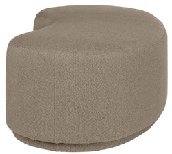 Casa Padrino luxury bench brown 149 x 65.5 x H. 41 cm - Curved bench - Living Room Furniture - Hotel Furniture - Luxury Collection