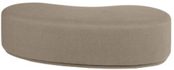 Casa Padrino luxury bench brown 149 x 65.5 x H. 41 cm - Curved bench - Living Room Furniture - Hotel Furniture - Luxury Collection