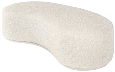 Casa Padrino luxury bench cream 149 x 65.5 x H. 41 cm - Curved bench - Living Room Furniture - Hotel Furniture - Luxury Collection