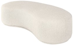 Casa Padrino luxury bench cream 149 x 65.5 x H. 41 cm - Curved bench - Living Room Furniture - Hotel Furniture - Luxury Collection