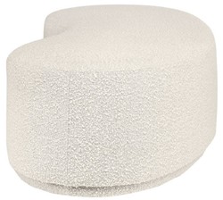 Casa Padrino luxury bench cream 149 x 65.5 x H. 41 cm - Curved bench - Living Room Furniture - Hotel Furniture - Luxury Collection