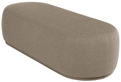 Casa Padrino luxury bench brown 137.5 x 56.5 x H. 38 cm - Upholstered living room bench - Living Room Furniture - Hotel Furniture - Luxury Collection