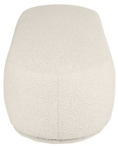 Casa Padrino Luxus Sitzbank Cremefarben 137,5 x 56,5 x H. 38 cm - Gepolsterte Wohnzimmer Bank - Wohnzimmer Möbel - Hotel Möbel - Luxus Kollektion