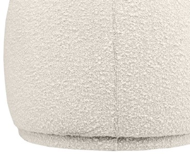 Casa Padrino Luxus Sitzbank Cremefarben 137,5 x 56,5 x H. 38 cm - Gepolsterte Wohnzimmer Bank - Wohnzimmer Möbel - Hotel Möbel - Luxus Kollektion