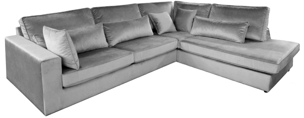 Casa Padrino Luxus Ecksofa 317 x 250 x H. 87 cm - Verschiedene Farben - Modernes Wohnzimmer Sofa mit Kissen - Moderne Wohnzimmer Möbel