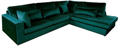 Casa Padrino Luxus Ecksofa 317 x 250 x H. 87 cm - Verschiedene Farben - Modernes Wohnzimmer Sofa mit Kissen - Moderne Wohnzimmer Möbel
