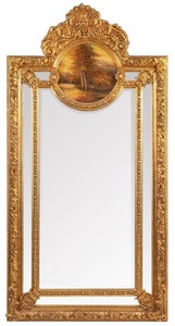 Casa Padrino baroque mirror gold - Handmade wall mirror in baroque style - Antique style wardrobe mirror - Magnificent living room mirror - Baroque Furniture