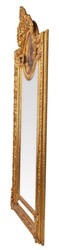 Casa Padrino miroir baroque or - Miroir mural fait main de style baroque - Miroir armoire style antique - Magnifique miroir de salon - Mobilier Baroque