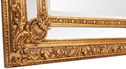 Casa Padrino miroir baroque or - Miroir mural fait main de style baroque - Miroir armoire style antique - Magnifique miroir de salon - Mobilier Baroque