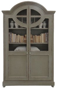 Handgefertigter Luxus Landhausstil Massivholz Schrank Antik Grau Handmade Luxury Country Style Solid Wood Cabinet Antique Gray