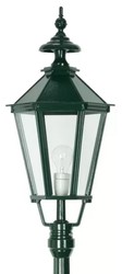 Casa Padrino linterna de jardín barroco 29 x 29 x A. 166 cm - Varios Colores - Lámpara de pie exterior elegante - Iluminación exterior nostálgica