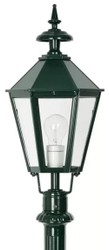 Casa Padrino linterna de jardín barroco 22 x 22 x A. 140 cm - Varios Colores - Lámpara de pie exterior elegante - Iluminación exterior nostálgica