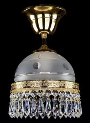 Luxus Barock Messing Kristall Hängeleuchte Gold Weiß Luxury Baroque Brass Crystal Hanging Lamp Gold White