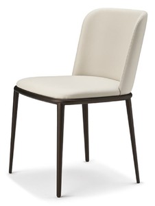 Casa Padrino Luxus Esszimmerstuhl 8er Set Cremefarben / Schwarz - Luxus Esszimmer & Restaurant Möbel - Luxus Qualität - Made in Italy
