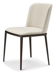 Casa Padrino luxury dining chair set of 8 cream / black - Luxury Dining & Restaurant Furniture - Luxury Quality - Made in Italy