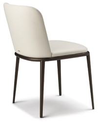 Casa Padrino luxury dining chair set of 8 cream / black - Luxury Dining & Restaurant Furniture - Luxury Quality - Made in Italy