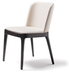 Luxus Esszimmerstuhl 8er Set Creme Schwarz Luxury Dining Chair Set of 8 Cream Black