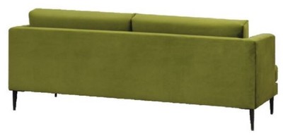 Casa Padrino Luxus Samt Sofa 184 x 90 x H. 76 cm - Verschiedene Farben - Modernes Wohnzimmer Sofa - Moderne Wohnzimmer Möbel