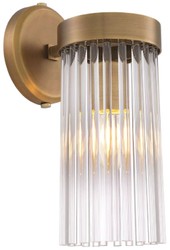 Casa Padrino lampada da parete di lusso ottone antico 12 x 17 x A. 30 cm - Elegante lampada da parete in stile retrò - Collezione di Lusso