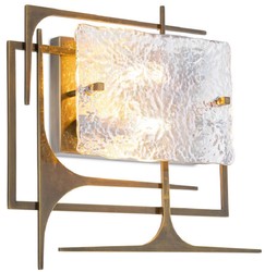 Casa Padrino designer wall lamp antique brass 39 x 9 x H. 35 cm - Living room wall lamp - Hotel wall lamp - Luxury Collection