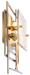 Casa Padrino designer wall lamp antique brass 39 x 9 x H. 35 cm - Living room wall lamp - Hotel wall lamp - Luxury Collection