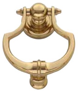 Casa Padrino luxury baroque door knocker gold 11 x H. 14 cm - Elegant brass door knocker - Home accessories in baroque style