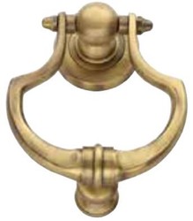 Casa Padrino heurtoir de porte baroque de luxe laiton oxydé 11 x H. 14 cm - Heurtoir de porte en laiton élégant - accessoires de maison de style baroque