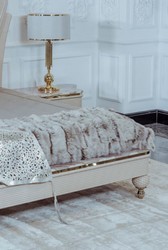Luxus Art Deco Schlafzimmer Möbel Set Doppelbett und 2 Nachttische Luxury Art Deco Bedroom Furniture Set Double Bed and 2 Bedside Tables