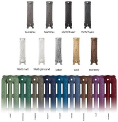 Luxus Barock Gusseisen Heizung Heizkörper Luxury Baroque Cast Iron Heating Radiator