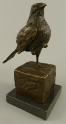 Deko Bronze Skulptur Figur Vogel Decoration Bronze Sculpture Figure Bird