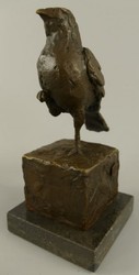 Deko Bronze Skulptur Figur Vogel Decoration Bronze Sculpture Figure Bird