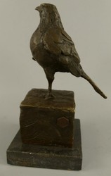 Deko Bronze Skulptur Figur Vogel Decoration Bronze Sculpture Figure Bird