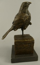 Deko Bronze Skulptur Figur Vogel Decoration Bronze Sculpture Figure Bird