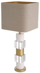 Luxus Designer Tischleuchte Schreibtischleuchte mit Kristallglas Luxury Designer Table Lamp Desk Lamp with Crystal Glass