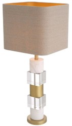 Luxus Designer Tischleuchte Schreibtischleuchte mit Kristallglas Luxury Designer Table Lamp Desk Lamp with Crystal Glass