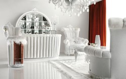 Casa Padrino poltrona barocco di lusso bianco / oro - Magnifica poltrona da soggiorno barocco - Mobili da soggiorno barocchi - Mobili da castello barocchi - Qualità prima classe - Fatto in Italy