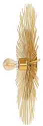 Casa Padrino luxury wall lamp Ø 60 cm - Round brass wall light - Hotel & Restaurant Wall Lamp - Luxury Collection