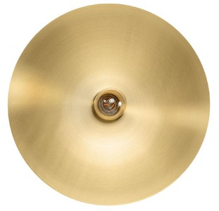 Casa Padrino lámpara de pared de lujo Ø 40 cm - Lámpara de pared redonda de latón - Lámpara de Pared para Hotel y Restaurante - Calidad de Lujo