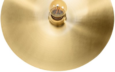 Casa Padrino Luxus Wandleuchte Ø 40 cm - Runde Messing Wandlampe - Hotel & Restaurant Wandleuchte - Luxus Qualität