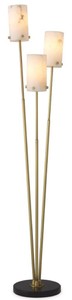 Luxus Designer Stehleuchte mit Alabaster Lampenschirmen Luxury Floor Designer Floor Lamp with Alabaster Lampshades