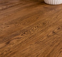 Casa Padrino tavolo da pranzo in stile country marrone / nero 220 x 120 x A. 78 cm - Tavolo da cucina rettangolare in legno massello - Mobili per sala da pranzo in legno massello in stile country